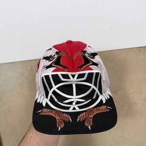 1996 The MASK Greg Thumson The Eagle Hockey hat RARE accept no fakes Embroidered